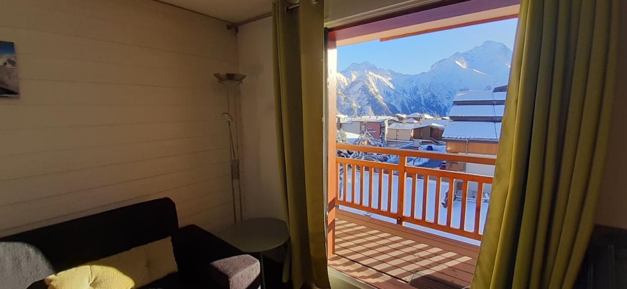 Charmant Studio 4 Pers Plein Centre Parking Prive Les Deux Alpes Eksteriør bilde